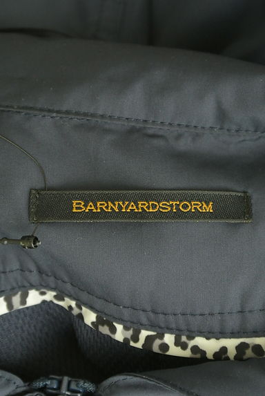 BARNYARDSTORM（バンヤードストーム）の古着「ロゴ刺繍入りフーディブルゾン（ブルゾン・スタジャン）」大画像６へ