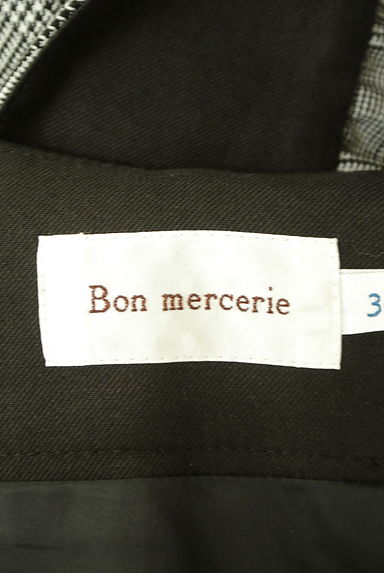 Bon mercerie（ボンメルスリー）の古着「チェック柄フレアジャンパースカート（キャミワンピース）」大画像６へ