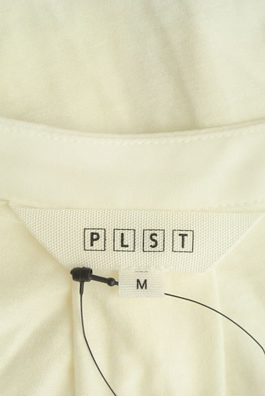PLST（プラステ）の古着「シアー切替スリットネックブラウス（カットソー・プルオーバー）」大画像６へ