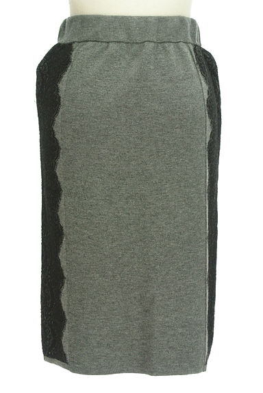 NARA CAMICIE（ナラカミーチェ）の古着「ダミーレース膝下ニットタイトスカート（スカート）」大画像２へ