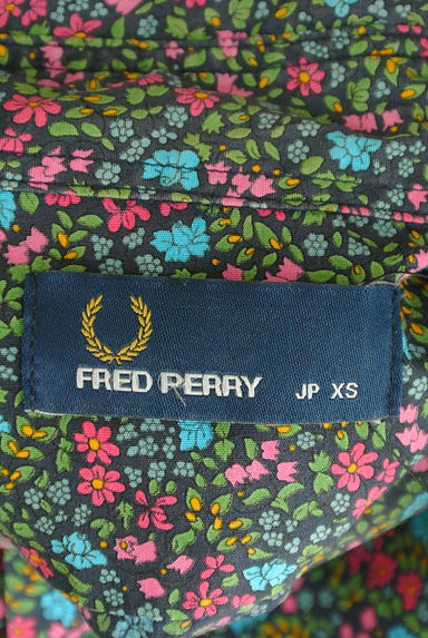 FRED PERRY（フレッドペリー）の古着「小花柄ベーシックコットンシャツ（カジュアルシャツ）」大画像６へ