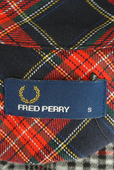 FRED PERRY（フレッドペリー）の古着「チェック柄ジップアップブルゾン（ブルゾン・スタジャン）」大画像６へ