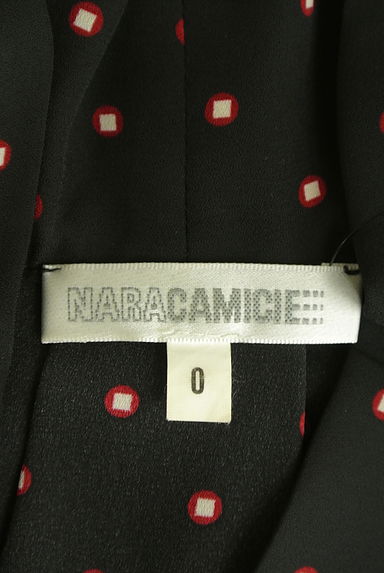 NARA CAMICIE（ナラカミーチェ）の古着「スクエアドットボウタイリボンブラウス（ブラウス）」大画像６へ