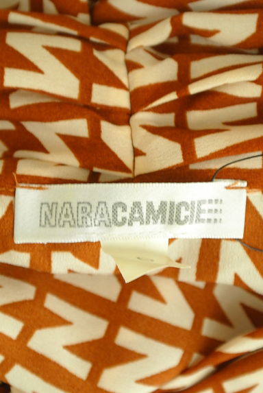 NARA CAMICIE（ナラカミーチェ）の古着「モノグラム柄ボウタイリボンブラウス（ブラウス）」大画像６へ