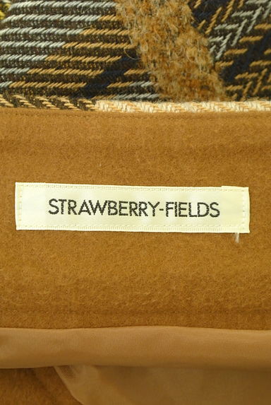 STRAWBERRY-FIELDS（ストロベリーフィールズ）の古着「ヘリンボーンチェック柄ロングスカート（ロングスカート・マキシスカート）」大画像６へ