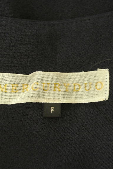 MERCURYDUO（マーキュリーデュオ）の古着「Ｖネック膝上丈ジャンパースカート（ワンピース・チュニック）」大画像６へ