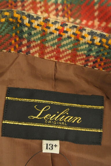 LEILIAN（レリアン）の古着「タータンチェック柄ウールジャケット（ジャケット）」大画像６へ