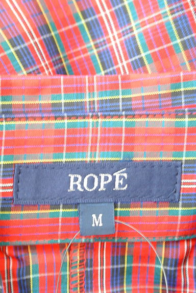 ROPE（ロペ）の古着「タータンチェックボウタイブラウス（ブラウス）」大画像６へ