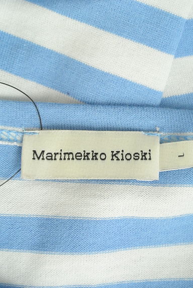 marimekko（マリメッコ）の古着「ボートネック9分袖ボーダーカットソー（カットソー・プルオーバー）」大画像６へ