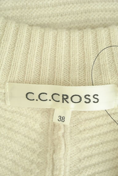 C.C.CROSS（シーシークロス）の古着「Vネックラウンドヘムニット（ニット）」大画像６へ