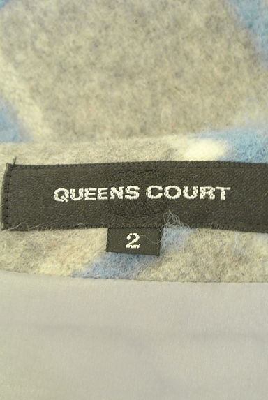 QUEENS COURT（クイーンズコート）の古着「チェック柄膝上起毛スカート（スカート）」大画像６へ