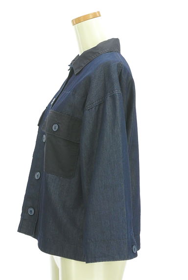 POU DOU DOU（プードゥドゥ）の古着「ポケット付きシャンブレージャケット（ジャケット）」大画像３へ