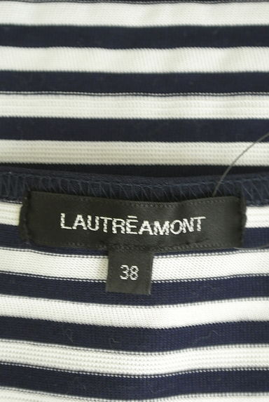 LAUTREAMONT（ロートレアモン）の古着「ボーダー切替シアーチュニック（カットソー・プルオーバー）」大画像６へ