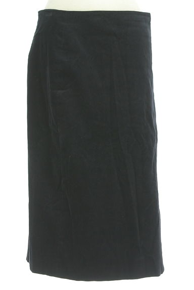 LAUTREAMONT（ロートレアモン）の古着「サイドファスナーベロア膝下丈スカート（スカート）」大画像１へ