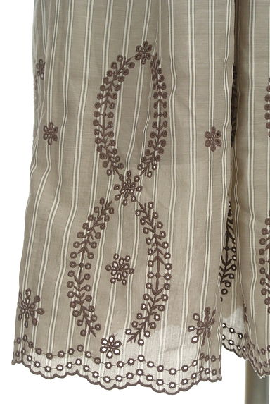 anySiS（エニィスィス）の古着「裾刺繍ストライプ切替マキシワンピース（ワンピース・チュニック）」大画像５へ