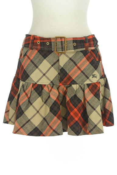 BURBERRY BLUE LABEL（バーバリーブルーレーベル）の古着「バーバリーチェック柄切替スカート（ショートパンツ・ハーフパンツ）」大画像１へ
