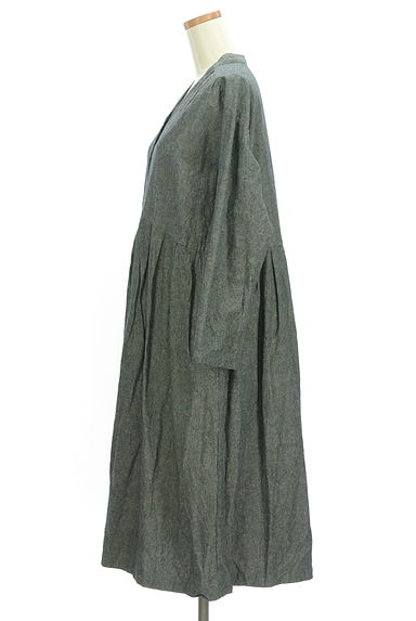 SM2（サマンサモスモス）の古着「コットン×リネンロング羽織り（コート）」大画像３へ