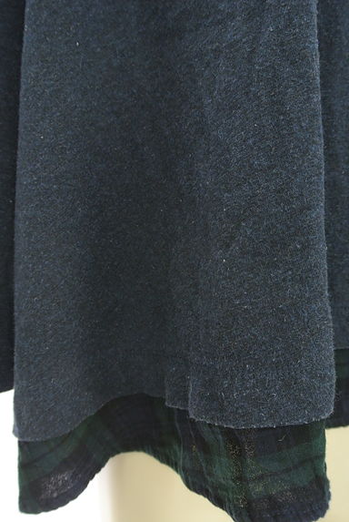 SM2（サマンサモスモス）の古着「チェック裾レイヤードトップス（カットソー・プルオーバー）」大画像５へ