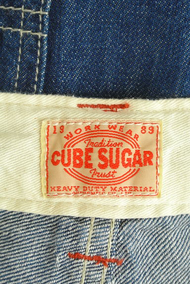 CUBE SUGAR（キューブシュガー）の古着「ロゴプリントフレアデニムパンツ（デニムパンツ）」大画像６へ