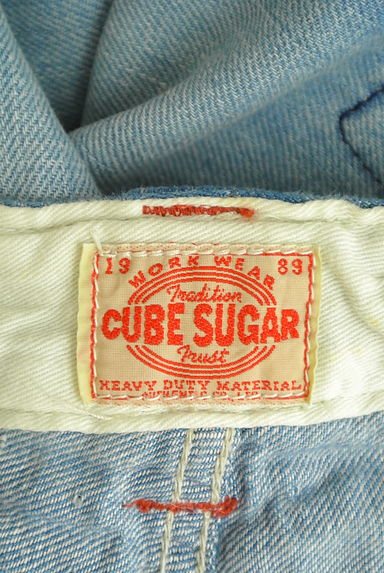 CUBE SUGAR（キューブシュガー）の古着「タックフレアデニムパンツ（デニムパンツ）」大画像６へ