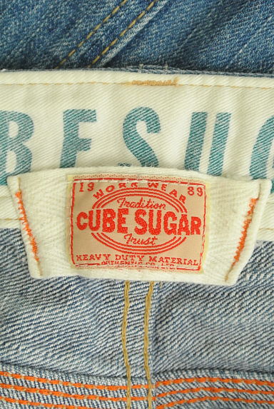 CUBE SUGAR（キューブシュガー）の古着「刺繍入りクロップドデニムパンツ（デニムパンツ）」大画像６へ