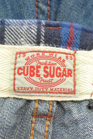 CUBE SUGAR（キューブシュガー）の古着「ペイントデニムパンツ（デニムパンツ）」大画像６へ