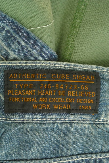 CUBE SUGAR（キューブシュガー）の古着「デニム×スウェットロングスカート（ロングスカート・マキシスカート）」大画像６へ