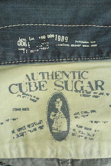 CUBE SUGAR（キューブシュガー）の古着「ペイントデニムシャツ（カジュアルシャツ）」大画像６へ