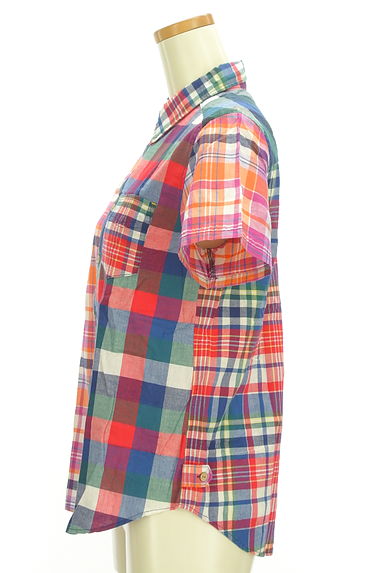 CUBE SUGAR（キューブシュガー）の古着「チェック柄シャツ（カジュアルシャツ）」大画像３へ