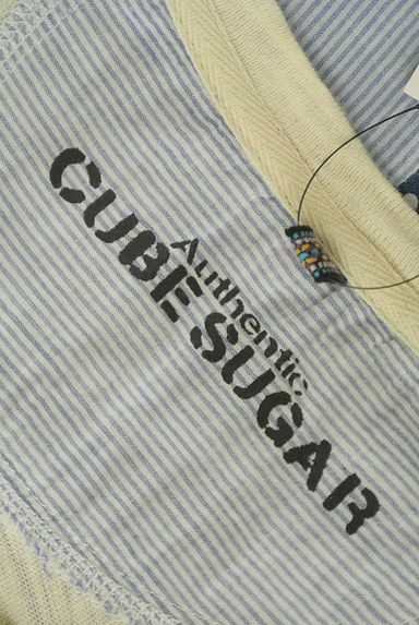 CUBE SUGAR（キューブシュガー）の古着「別地切替膝下丈Tシャツワンピース（ワンピース・チュニック）」大画像６へ