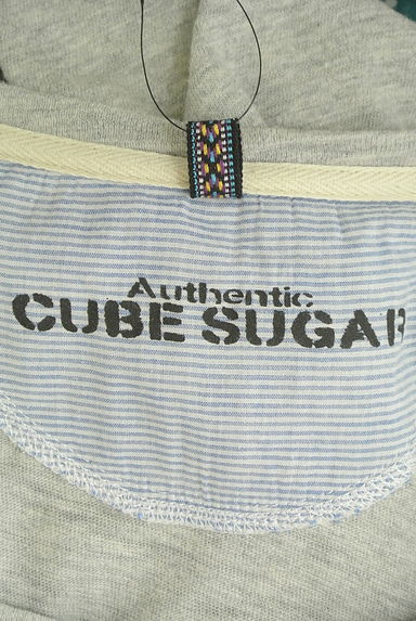 CUBE SUGAR（キューブシュガー）の古着「膝下丈ロゴTシャツワンピース（ワンピース・チュニック）」大画像６へ