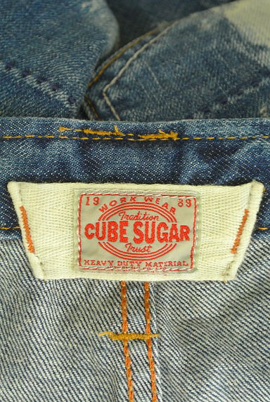 CUBE SUGAR（キューブシュガー）の古着「ペイント加工デニムパンツ（デニムパンツ）」大画像６へ