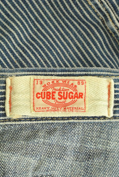 CUBE SUGAR（キューブシュガー）の古着「ヒッコリーデニムパンツ（デニムパンツ）」大画像６へ