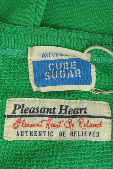 CUBE SUGAR（キューブシュガー）の古着「袖切替ロゴスウェットプルオーバー（スウェット・パーカー）」大画像６へ