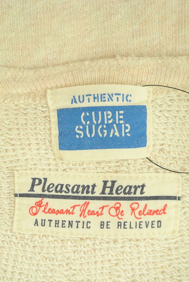 CUBE SUGAR（キューブシュガー）の古着「ロゴプリントスウェットトップス（スウェット・パーカー）」大画像６へ