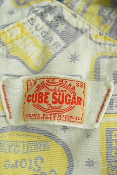 CUBE SUGAR（キューブシュガー）の古着「ドットデニムオーバーオール（オーバーオール・サロペット）」大画像６へ