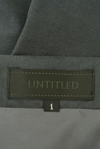 UNTITLED（アンタイトル）の古着「裾オーガンジー膝上タックスカート（スカート）」大画像６へ