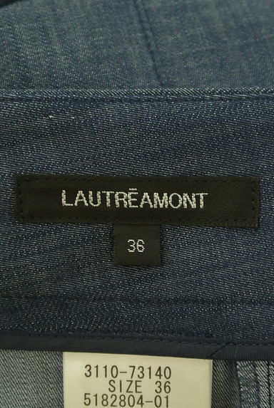 LAUTREAMONT（ロートレアモン）の古着「ハイウエストシャンブレーセミワイドパンツ（パンツ）」大画像６へ