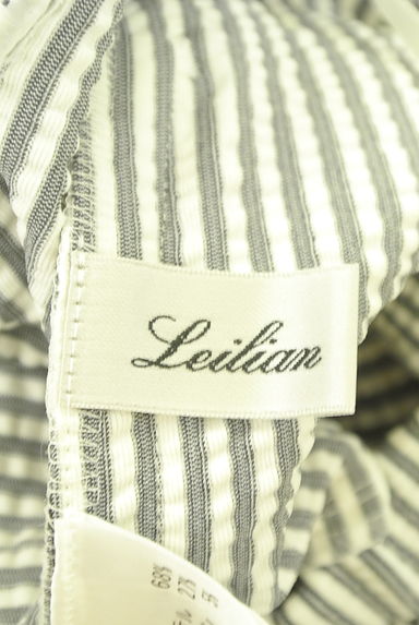 LEILIAN（レリアン）の古着「ストライプストレッチパンツ（パンツ）」大画像６へ