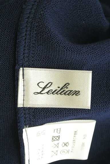 LEILIAN（レリアン）の古着「ベルトプリントクルーネックニット（ニット）」大画像６へ