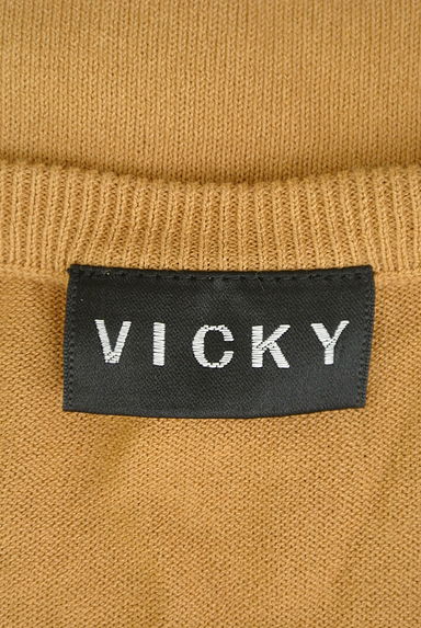 VICKY（ビッキー）の古着「シンプルクルーネックサマーニット（ニット）」大画像６へ