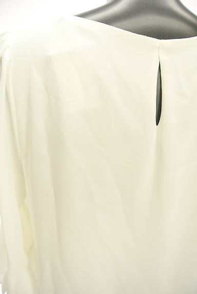 LAISSE PASSE（レッセパッセ）の古着「フリル五分袖バックリボンシフォンプルオーバー（カットソー・プルオーバー）」大画像５へ