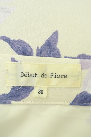 Debut de Fiore by LAISSE PASSE（デビュー・ド・フィオレ）の古着「花柄プリント膝下フレアスカート（スカート）」大画像６へ