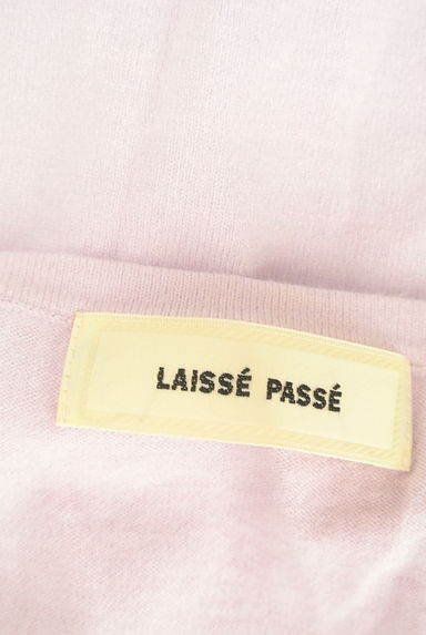 LAISSE PASSE（レッセパッセ）の古着「シフォン袖ニット＋ビジューボタンカーデ（アンサンブル）」大画像６へ