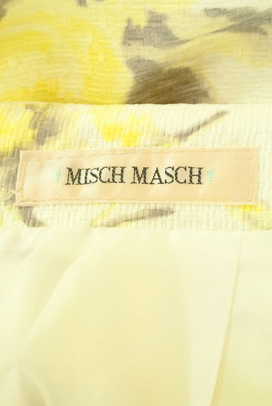 MISCH MASCH（ミッシュマッシュ）の古着「微光沢膝上花柄タックスカート（スカート）」大画像６へ
