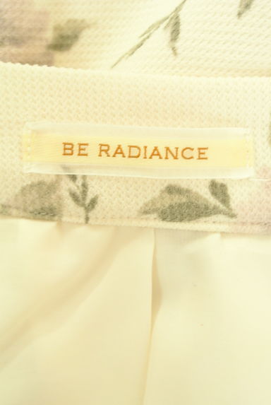 BE RADIANCE（ビーラディエンス）の古着「花柄起毛タックフレアミニスカート（ミニスカート）」大画像６へ