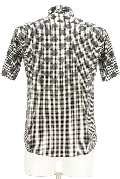 TSUMORI CHISATO（ツモリチサト）の古着「グラデーションドット×ギンガムチェックシャツ（カジュアルシャツ）」大画像２へ