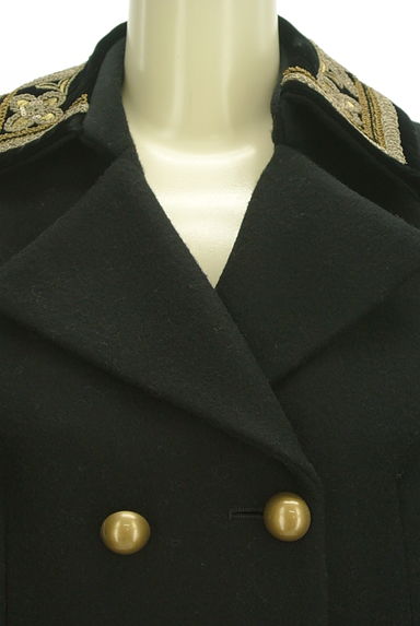 Lois CRAYON（ロイスクレヨン）の古着「ゴールド刺繍ロングナポレオンコート（コート）」大画像４へ