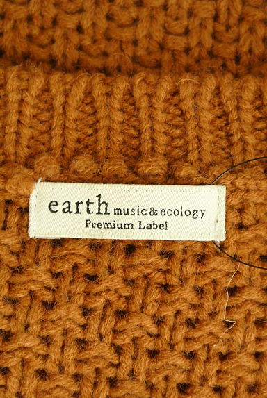 earth music&ecology（アースミュージック＆エコロジー）の古着「ケーブル編みニットトップス（セーター）」大画像６へ