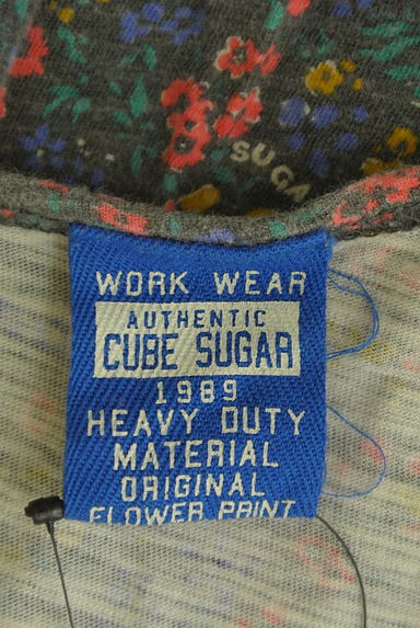 CUBE SUGAR（キューブシュガー）の古着「裾パッチワーク小花柄カットソー（カットソー・プルオーバー）」大画像６へ